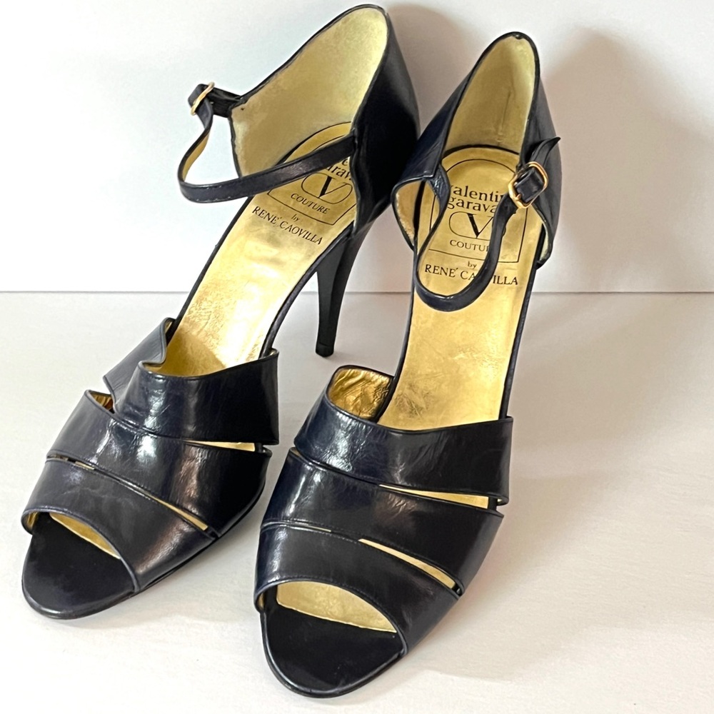 VALENTINO Garavani Navy Heels